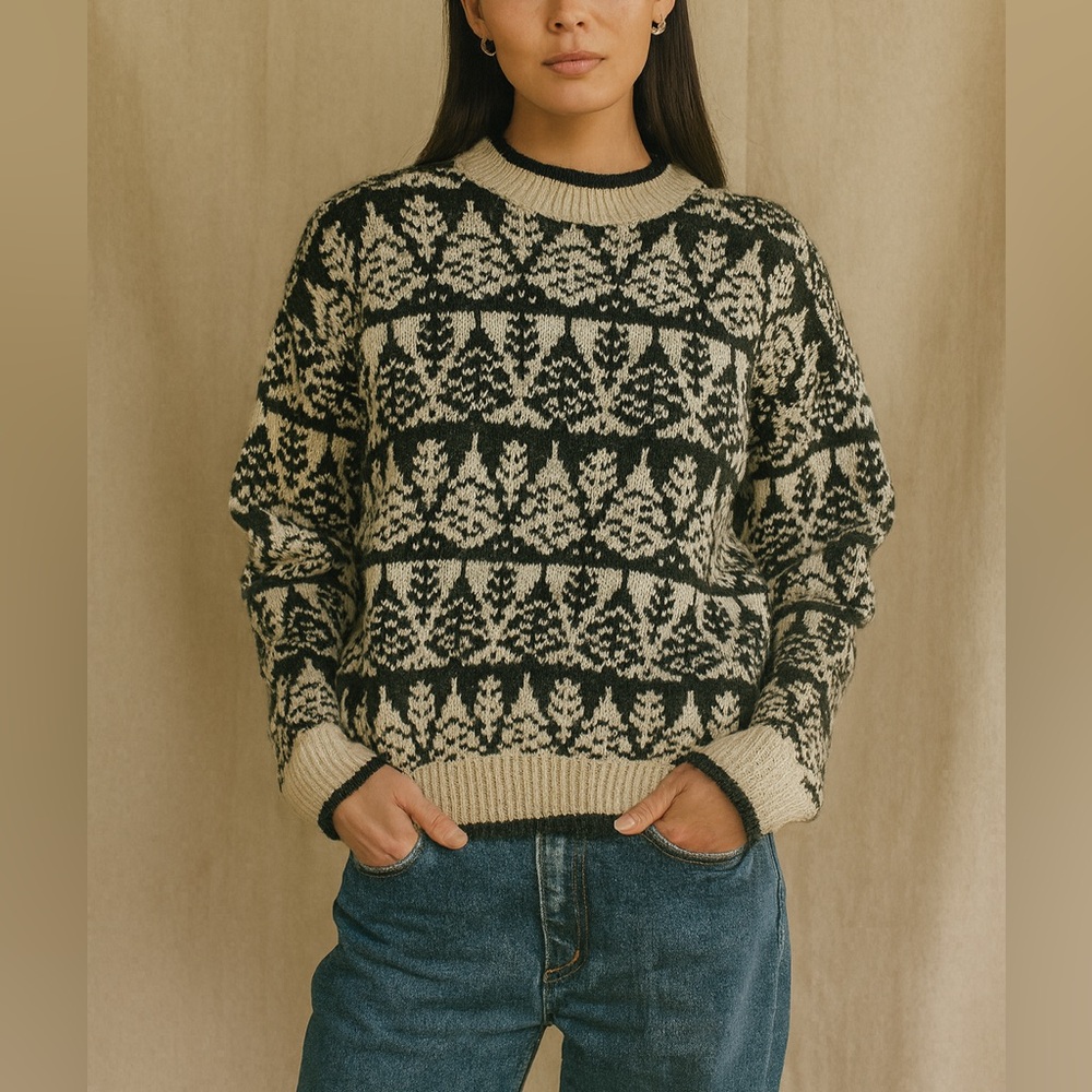 Vintage Cotton Tree Sweater American Eagle Medium
